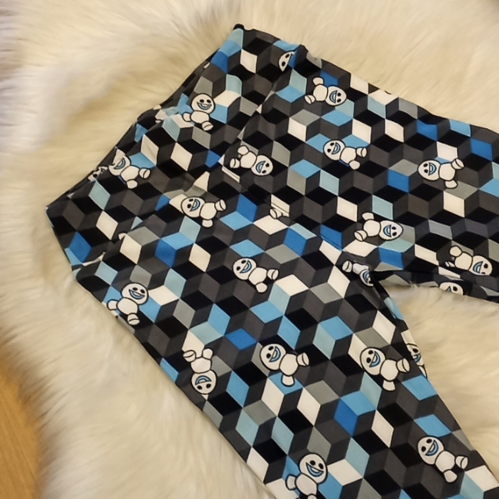 Disney LLR Olaf Buddies Leggings -Aqua Mix-#1443